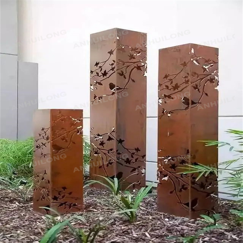 vintage style orange brown color lights For Park Project